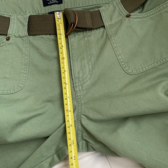 Abercrombie & Fitch Women's Olive Boot Cut  Jeans Belt Pockets Denim Size 10 - Picture 5 of 9